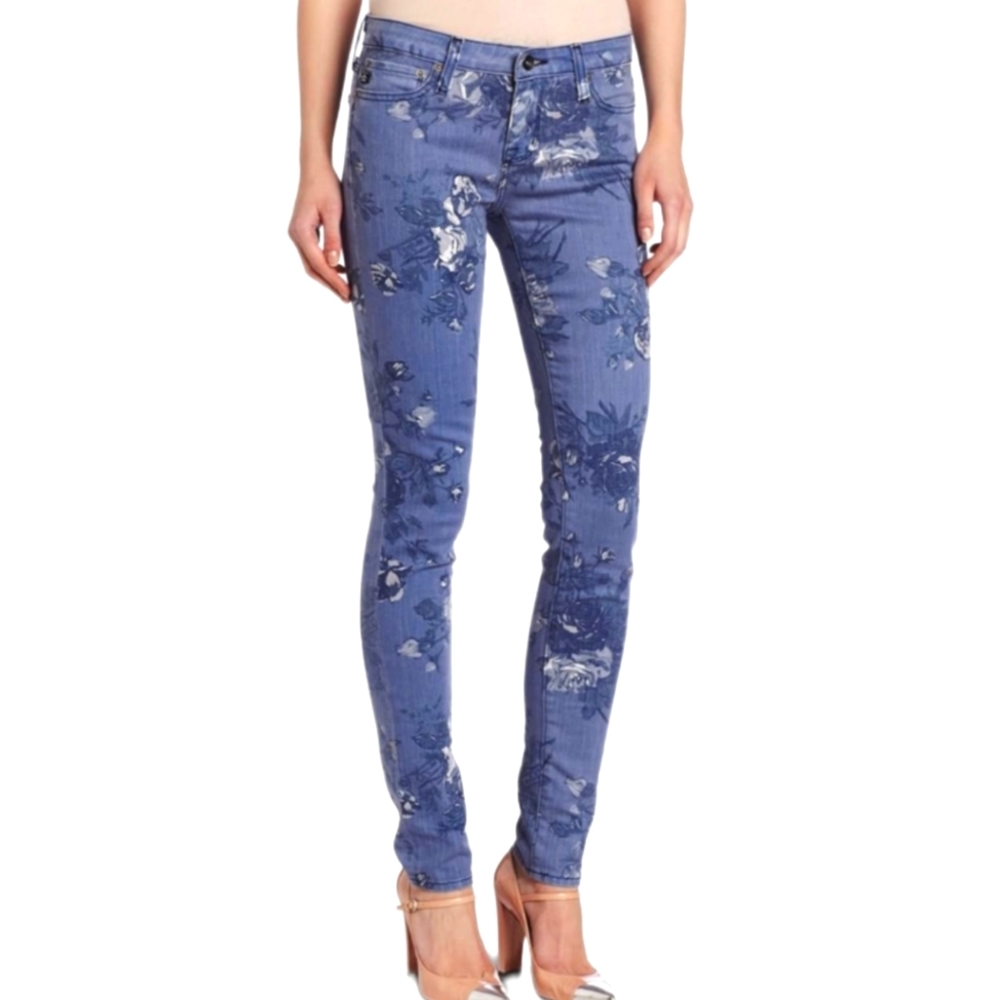 BIG STAR ALEX - INDIGO ROSE MID FRONT RISE SKINNY JEANS